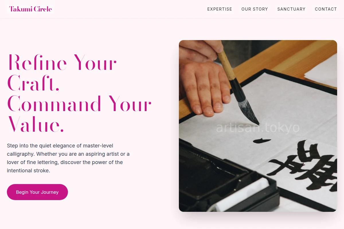 Bespoke Calligraphy Lettering Studio
