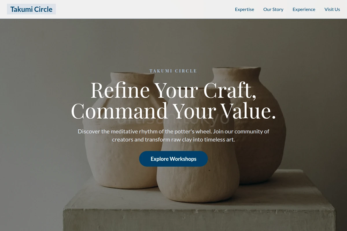 Brush Pottery Ceramic Studio