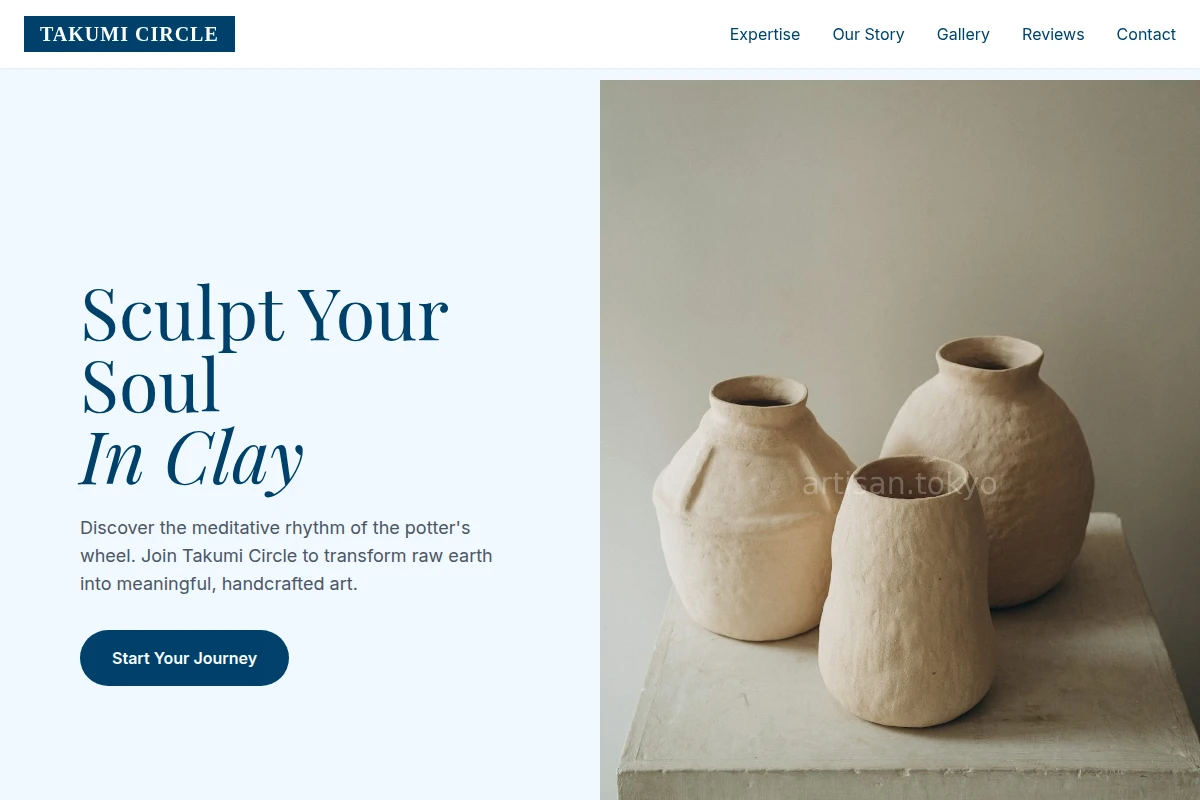 Premium Artisan Seafood Website Design
